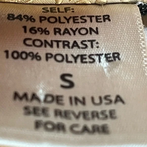 Daytrip Black and Cream Embellished Long Sleeve Top Sz Sm. Like New Condition - Picture 4 of 8